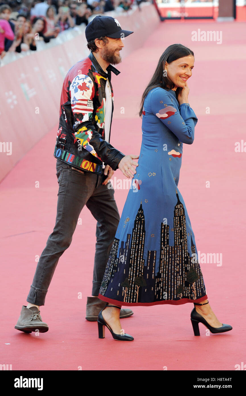 Jovanotti The Featured Guest Of A Close Encounter Event With The Audience Titled Images Music And Words With His Wife Francesca Valiani At The 11th Rome Film Festival In Rome Italy Featuring
