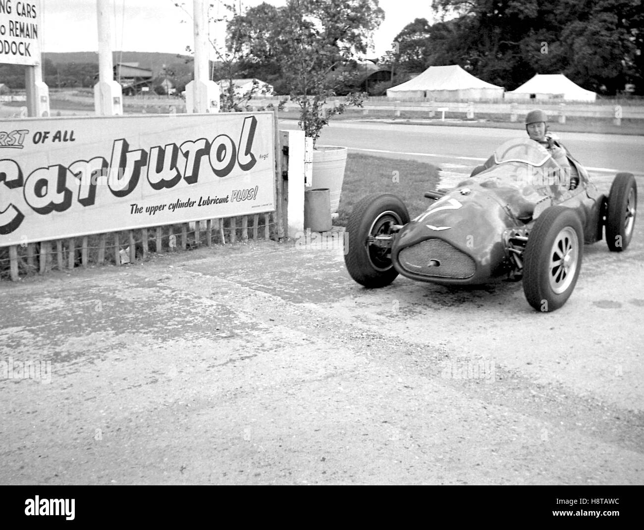 1953 PETER WHITEHEAD COOPER ALTA DRIVES IN Stock Photo