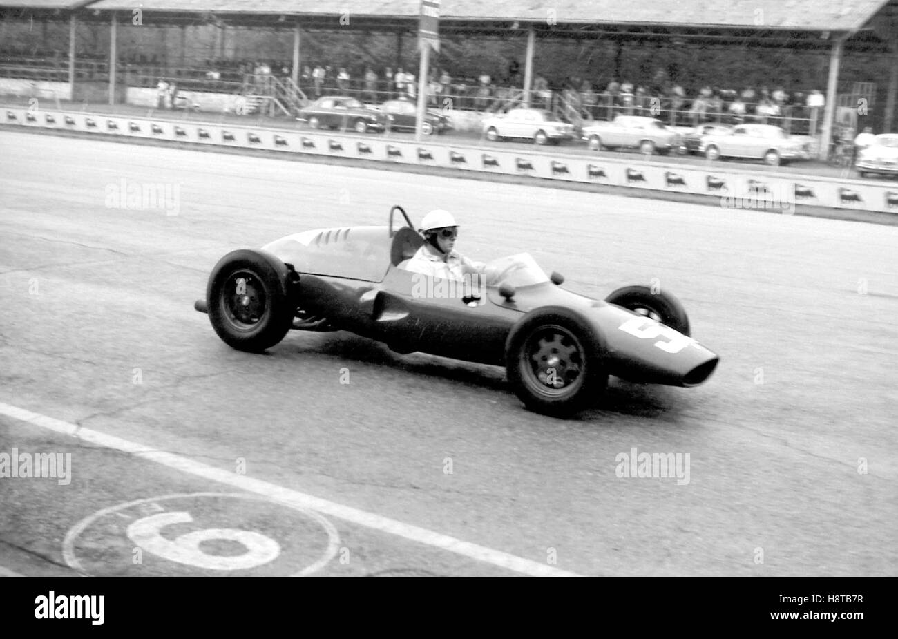 1961 ITALIAN GP ROBERTO LIPPI DE TOMASO OSCA Stock Photo