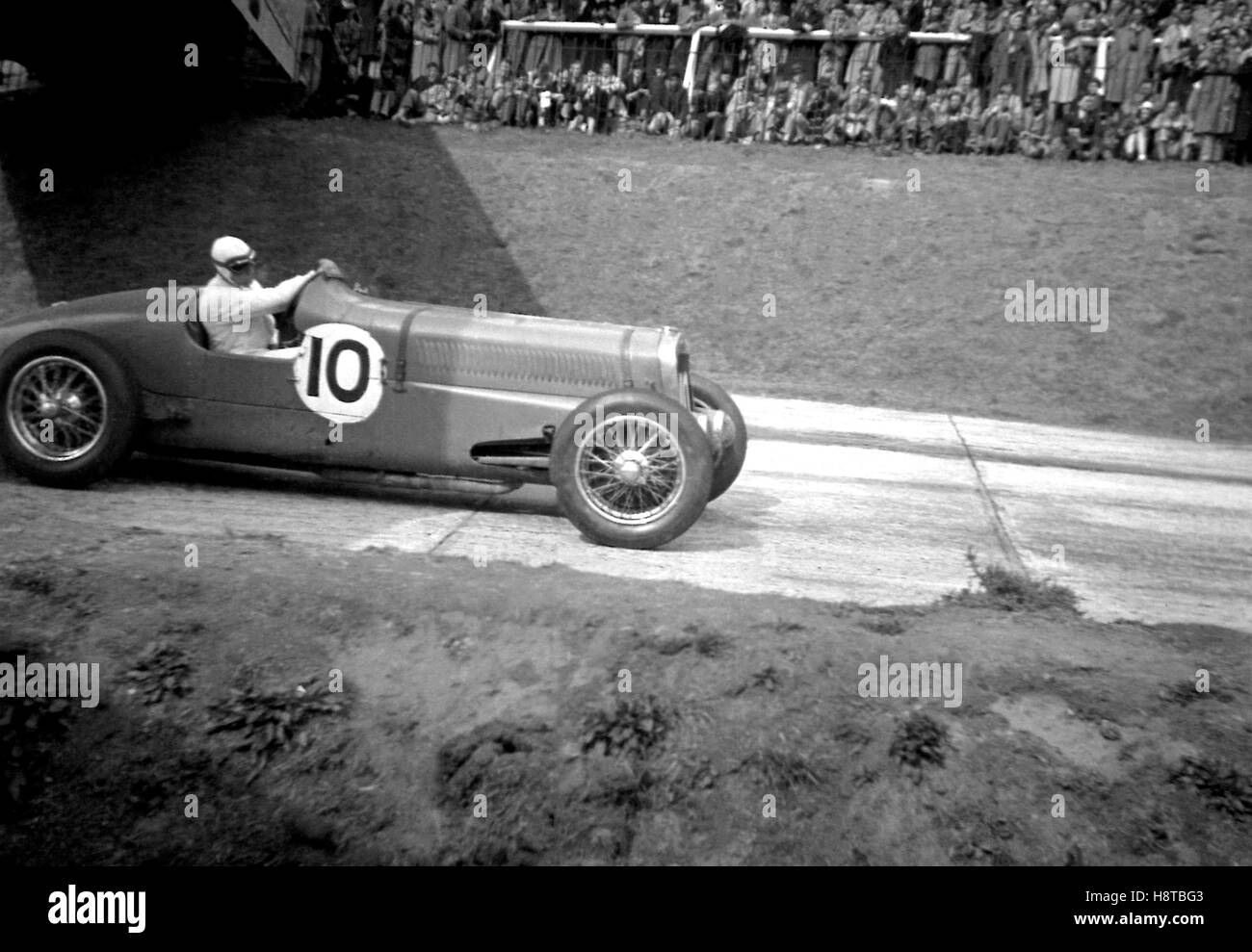 BROOKLANDS CAMPBELL CIRCUIT DELAGE SPORTS Stock Photo