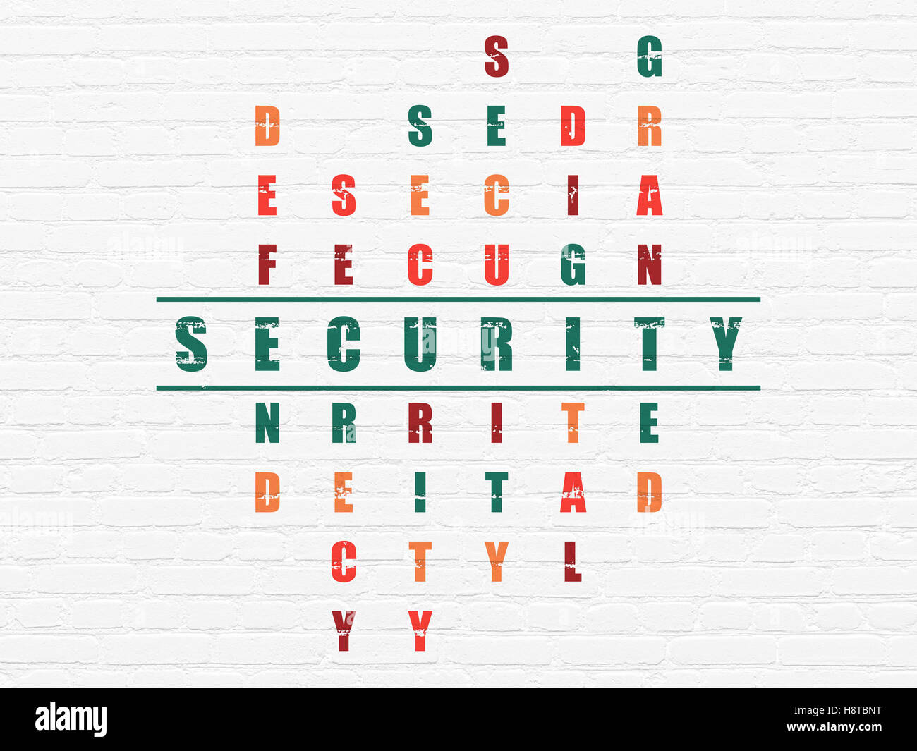 Security concept: Security in Crossword Puzzle Stock Photo Alamy