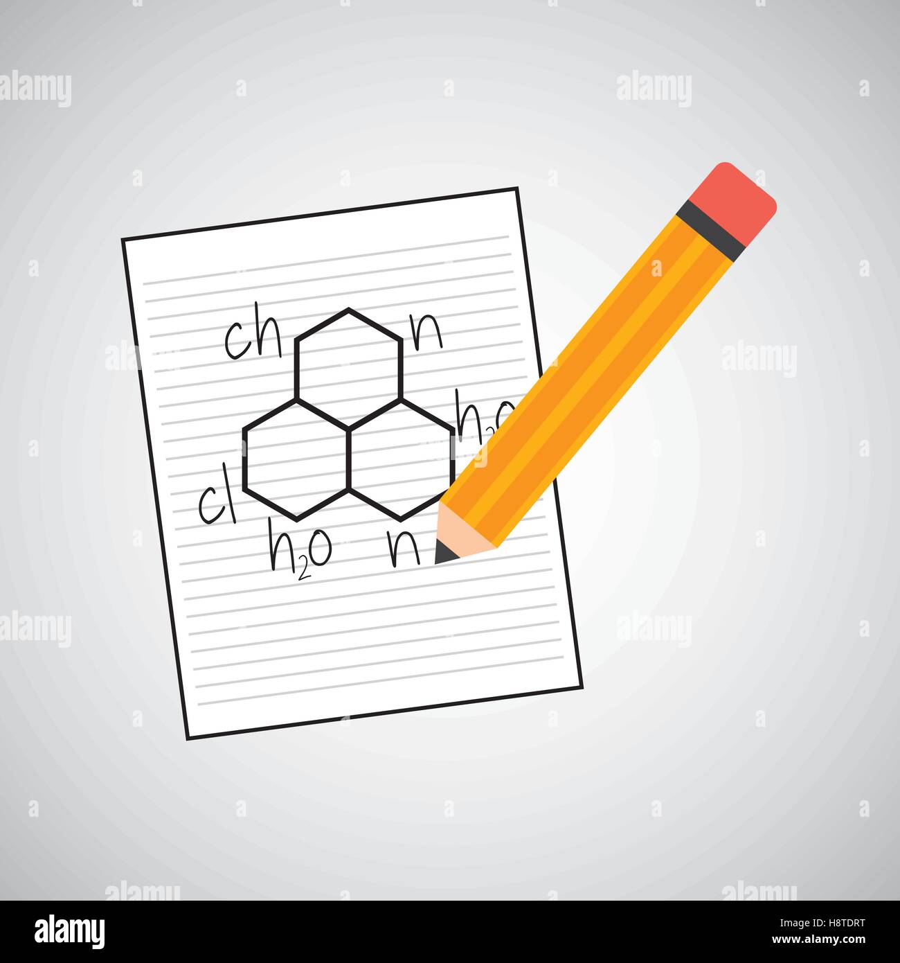science laboratory molecule drawing graphic vector illustration eps 10 ...