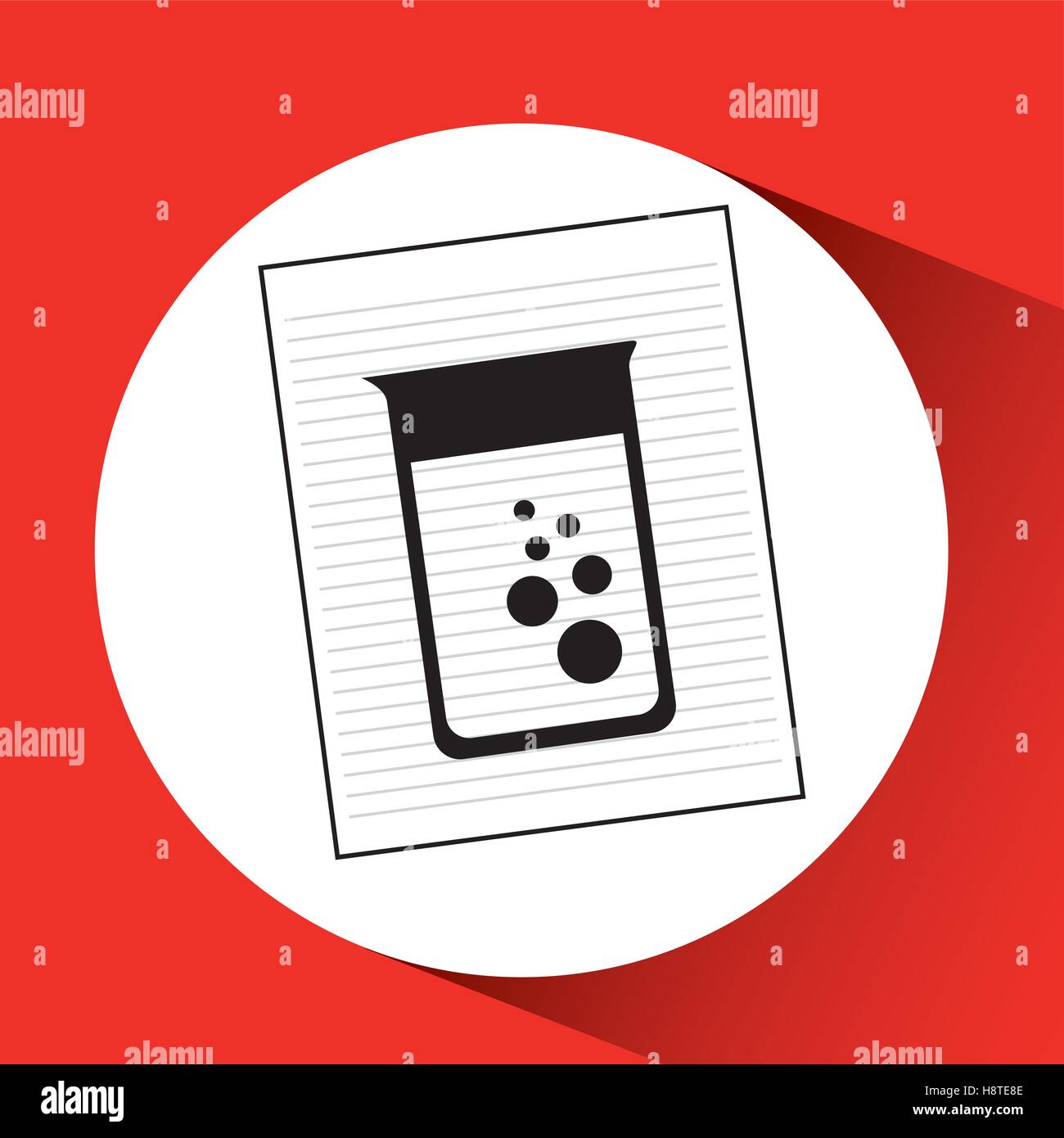 research chemical laboratory container icon vector illustration eps 10 ...