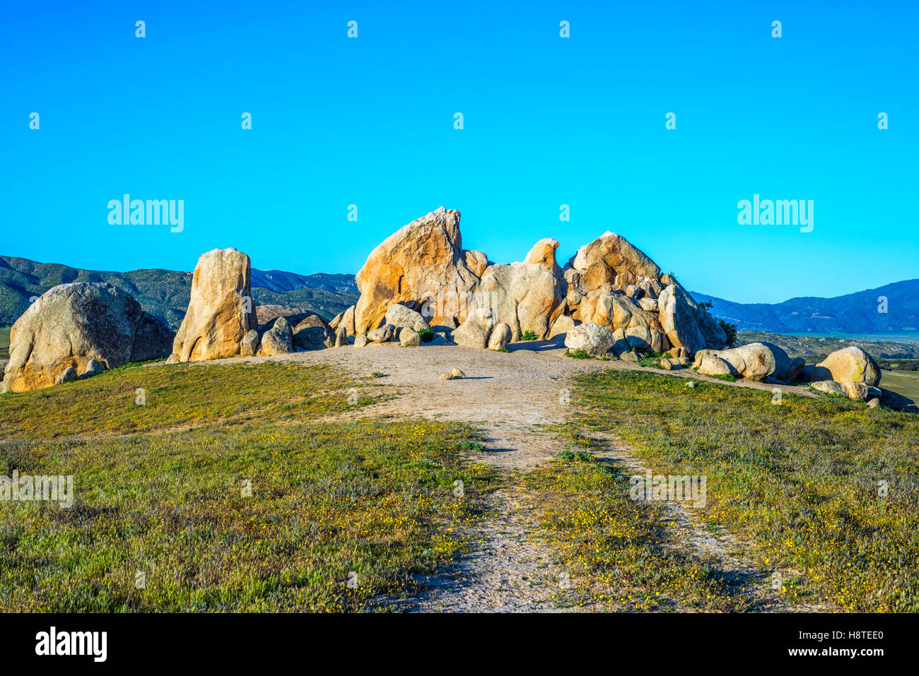 Eagle Rock on the Pacific Crest Trail. Warner Springs, California