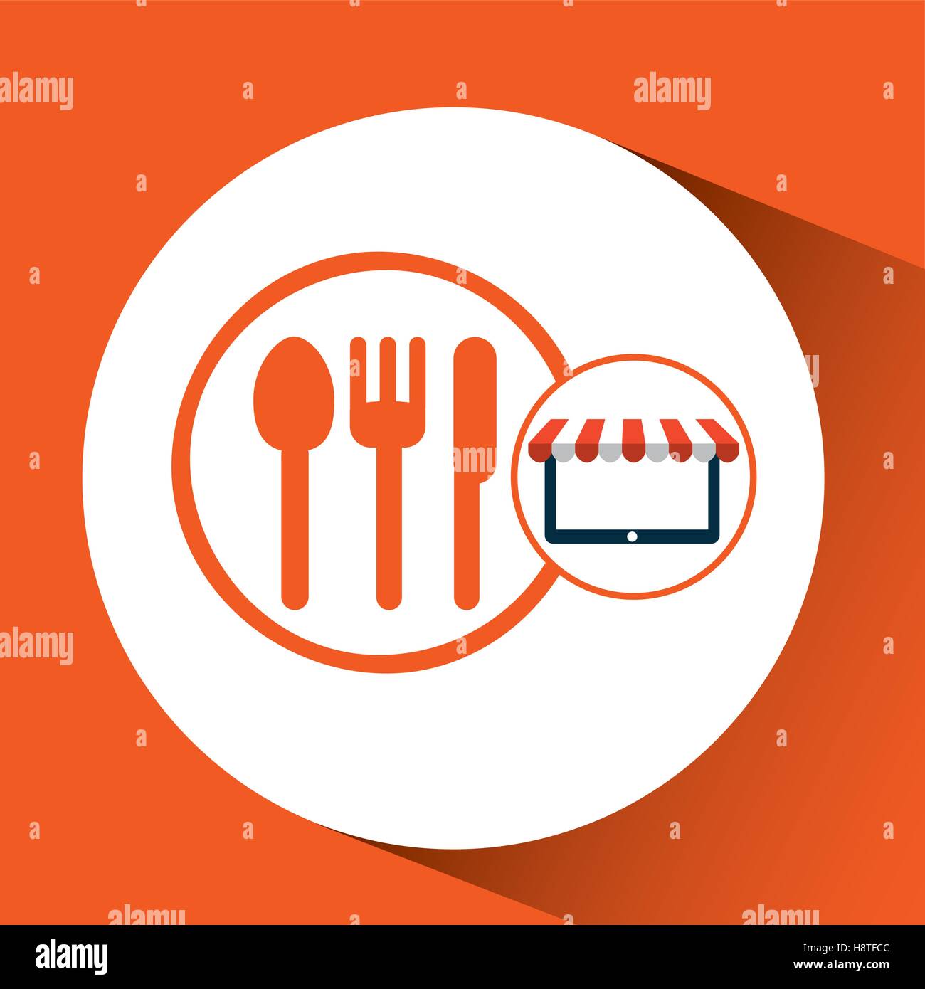 online shop restaurant design icon vector illustration eps 10 Stock Vector Image & Art Alamy
