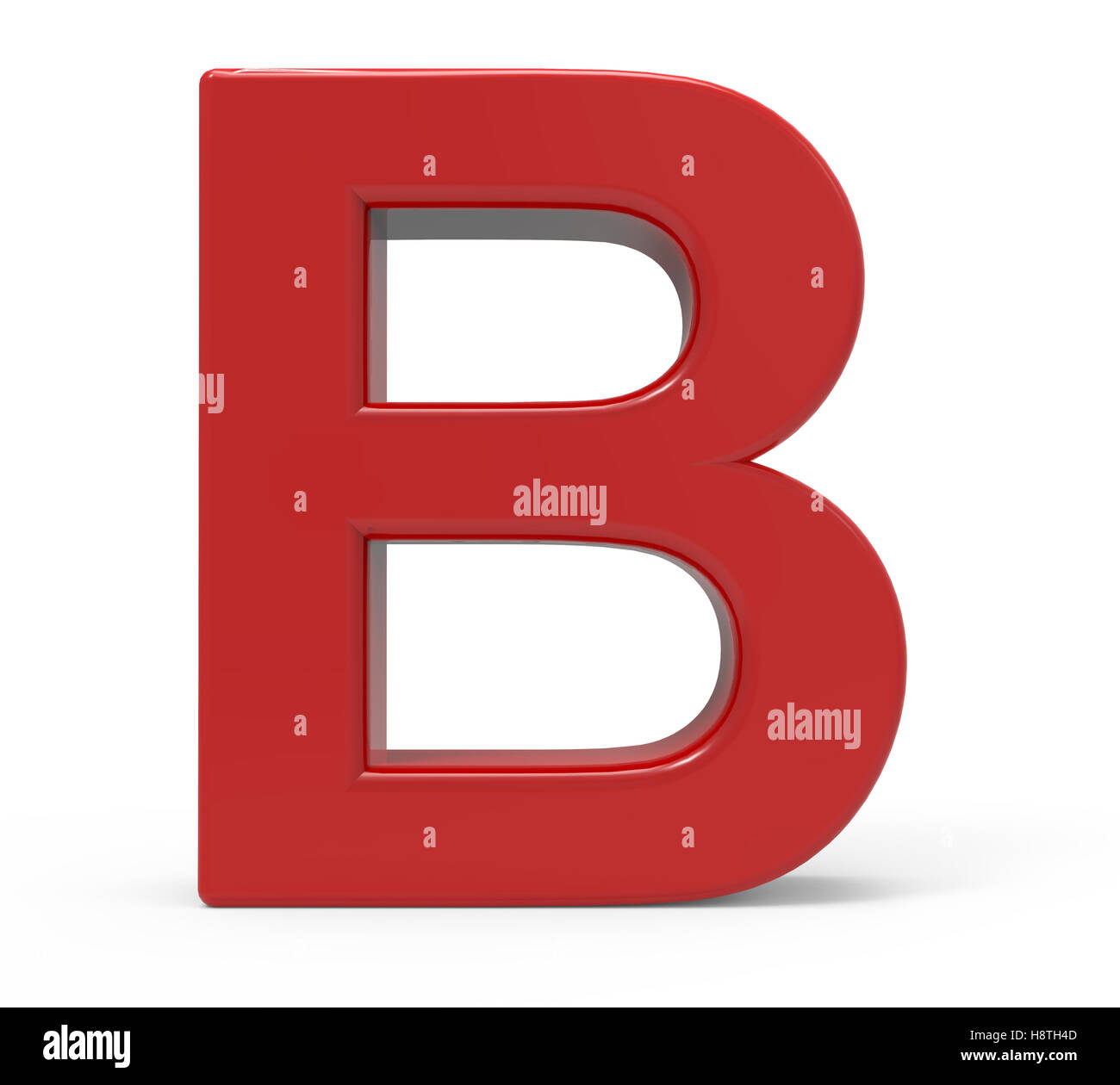 Christmas alphabet letter B isolated on white Stock Photo - Alamy
