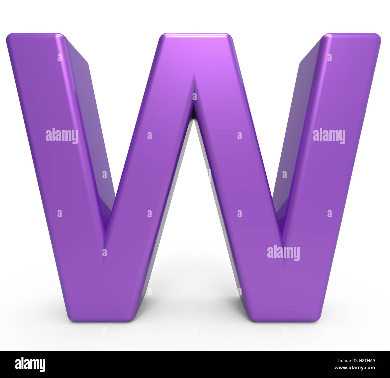 W typography font letter type hi-res stock photography and images - Alamy