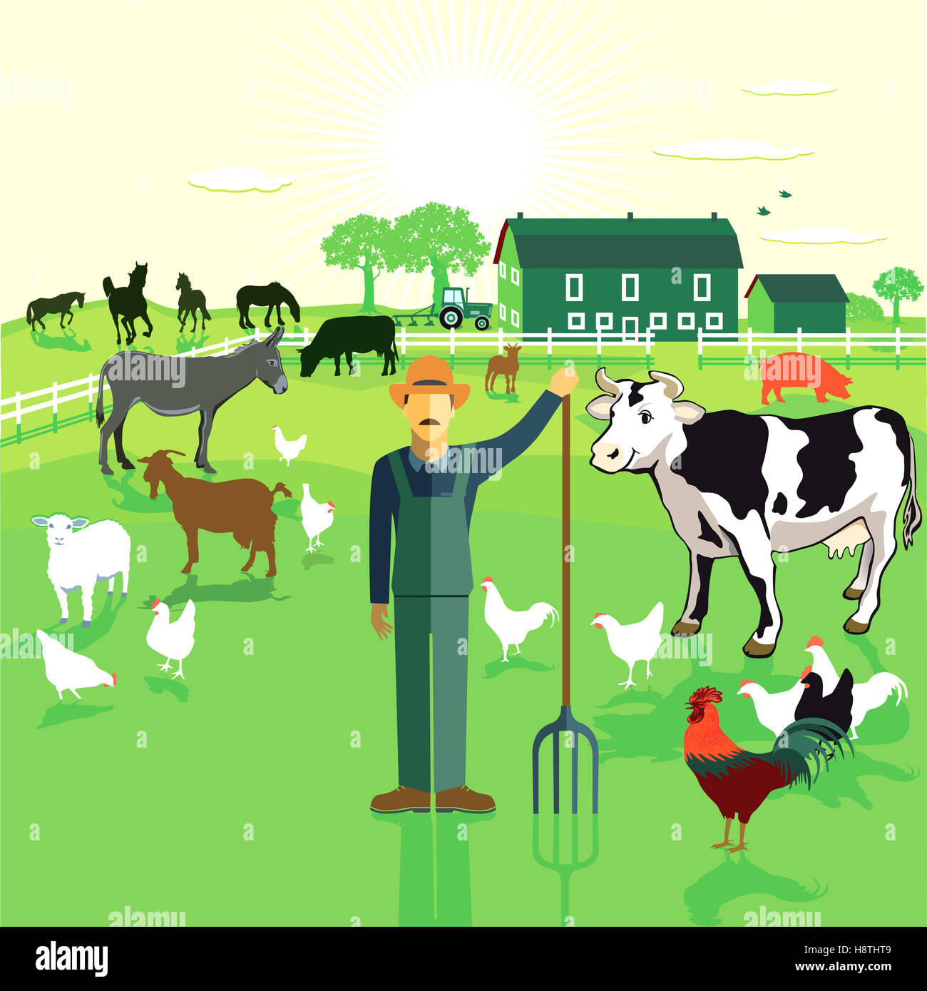 Agriculture and Farm Stock Photo - Alamy