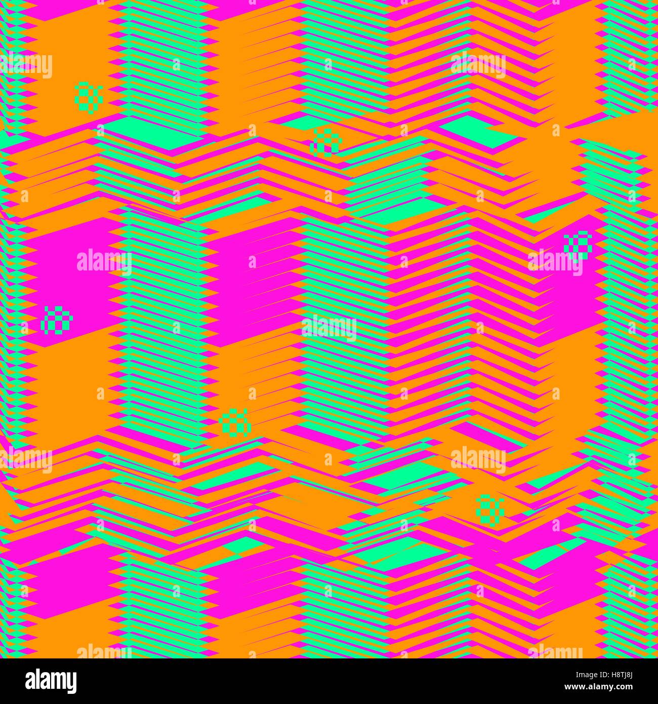 Glitch art concept Stock Vector