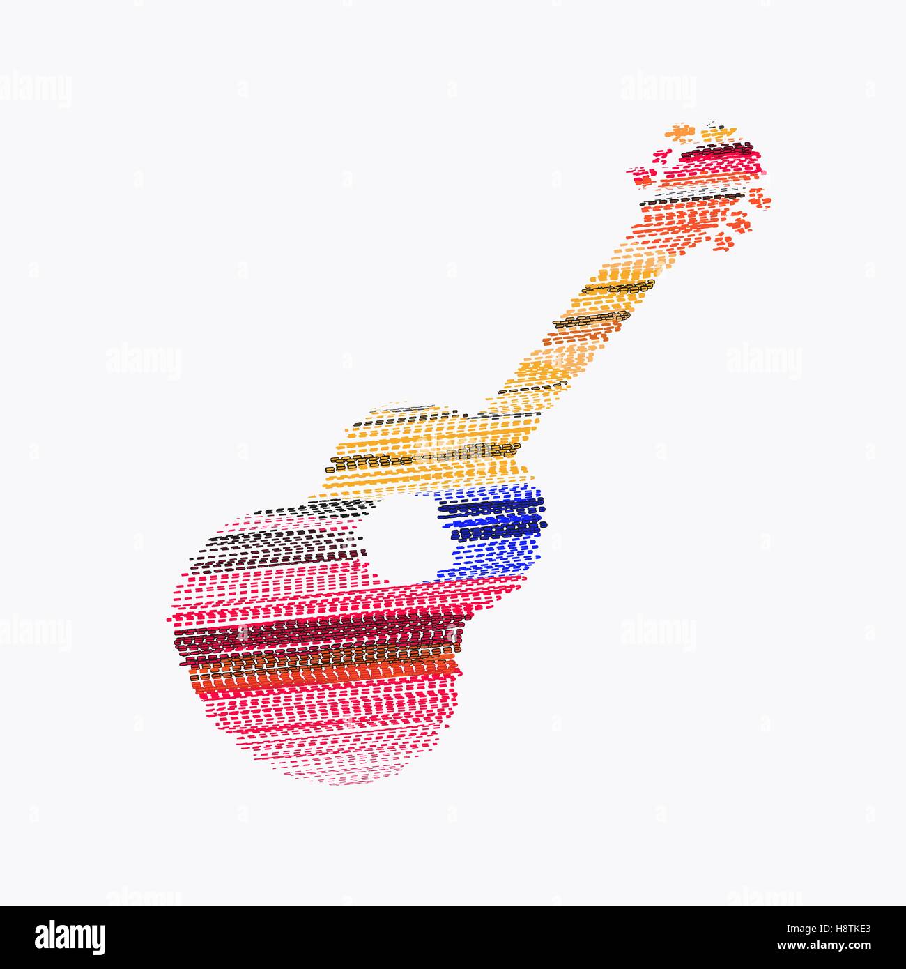 acoustic guitar silhouette Stock Vector Image & Art - Alamy