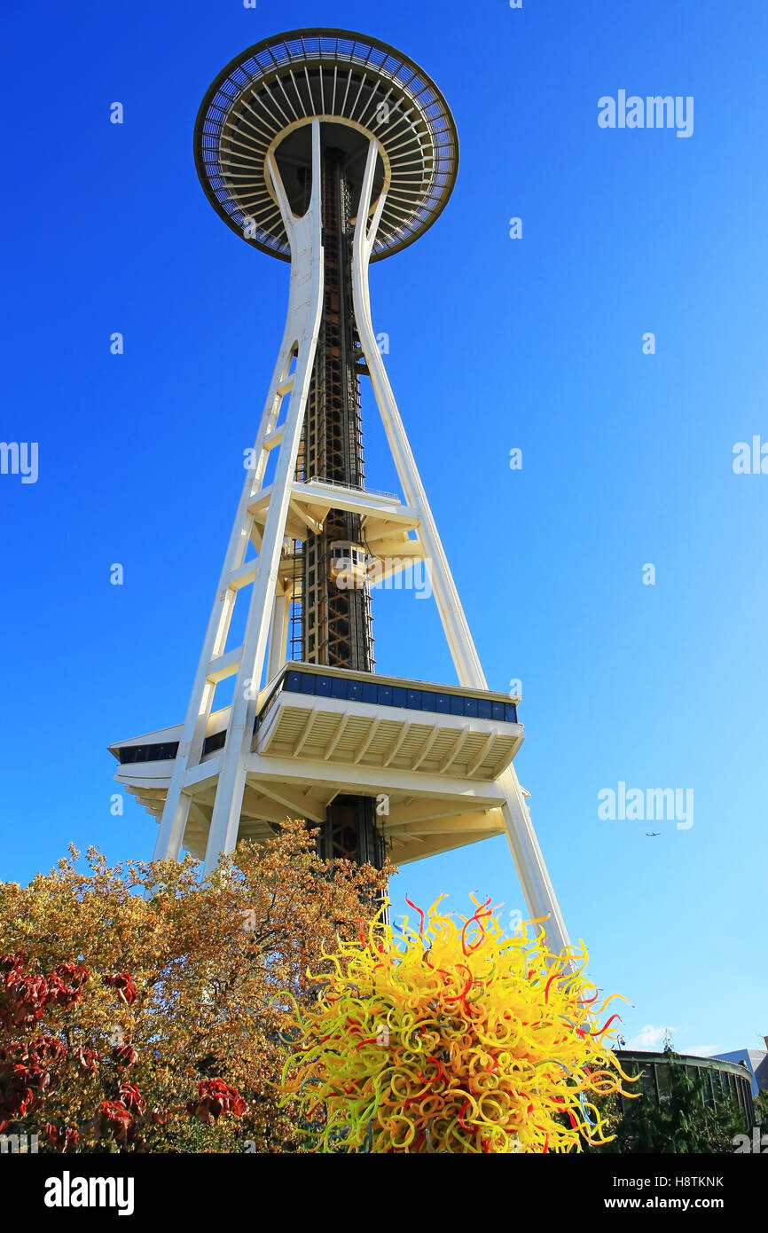 Space Needle in Seattle Stock Photo Alamy