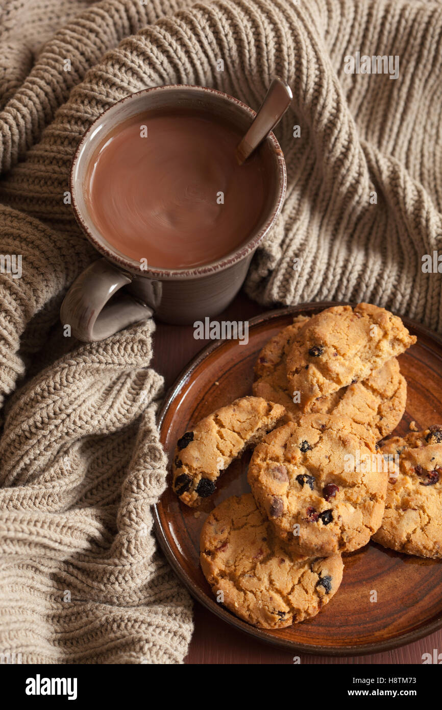 Hot cocoa cookies autumn hi res stock photography and images Alamy