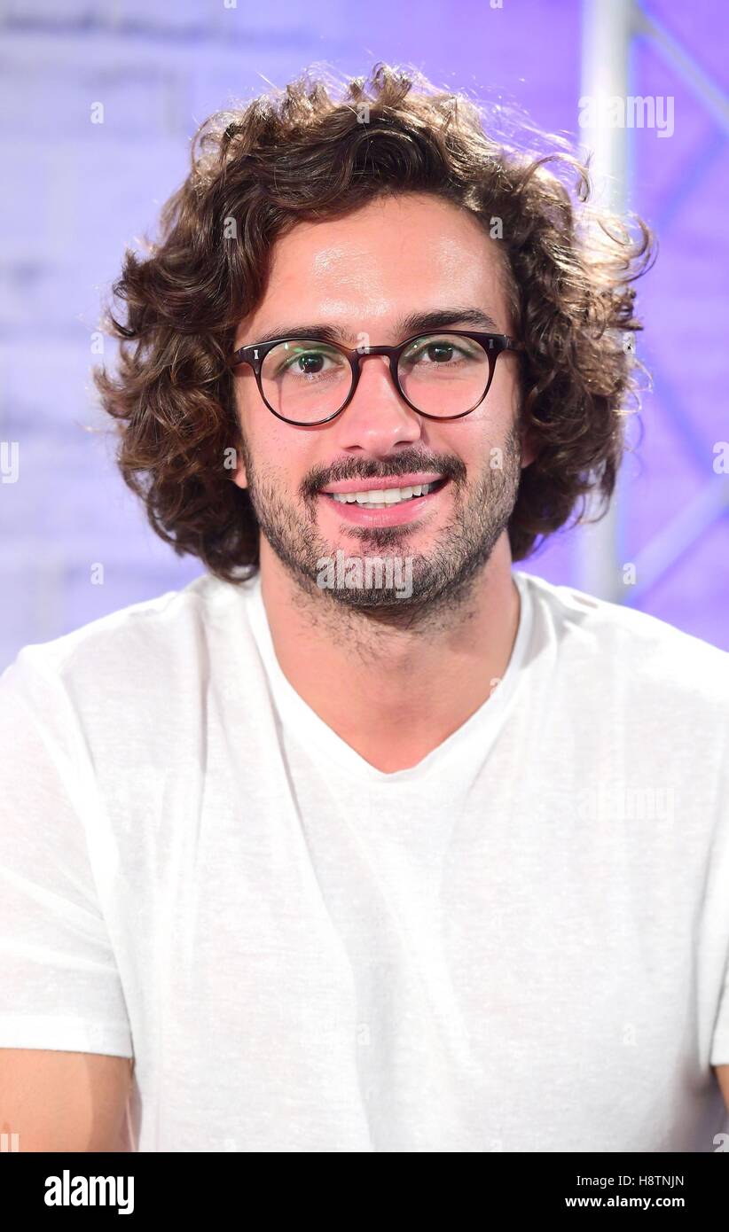 Joe Wicks speaking at an AOL BUILD series London event at AOL's Capper Street in London. Stock Photo