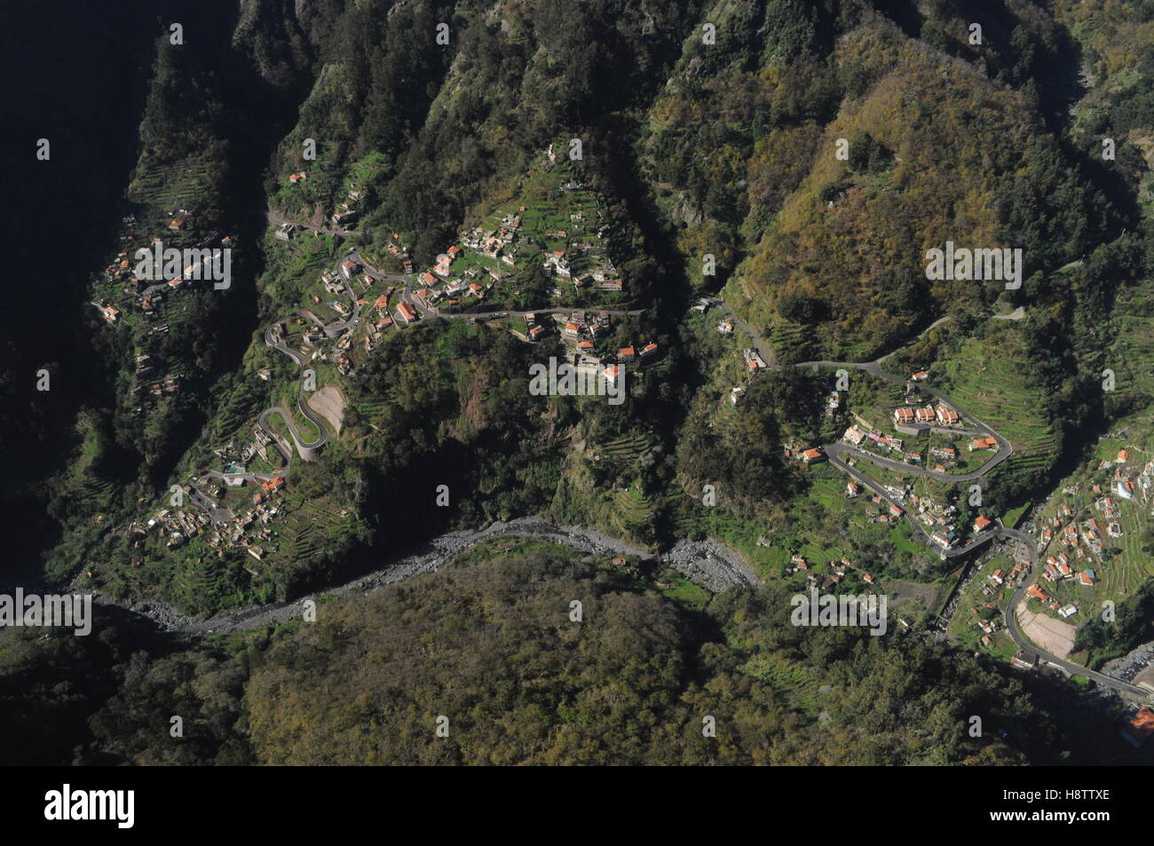 Village near Curral das Freiras, Madeira - Stock Image
