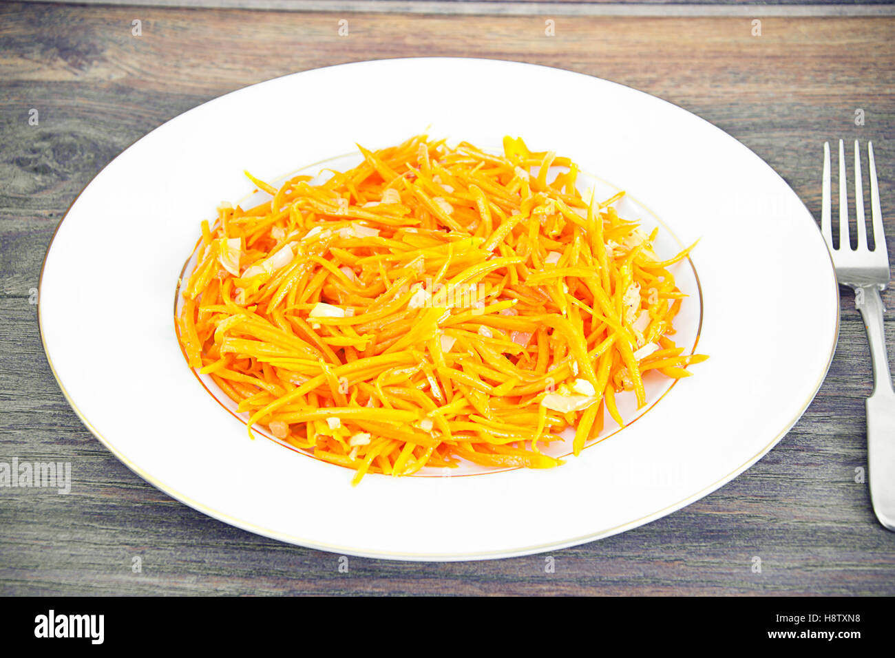 Diet and Healthy Food Korean Carrots Stock Photo Alamy