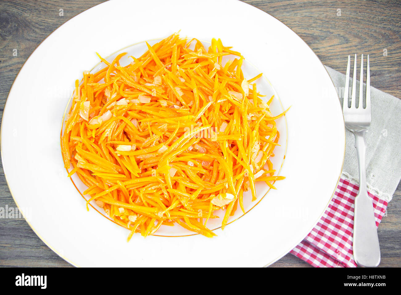 Diet and Healthy Food Korean Carrots Stock Photo Alamy