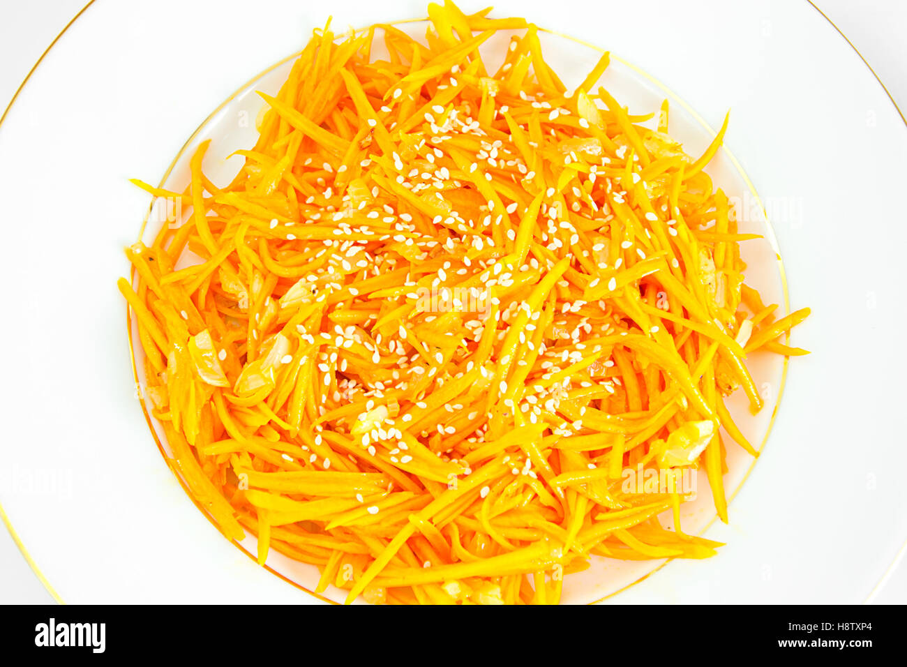 Diet and Healthy Food Korean Carrots Stock Photo Alamy