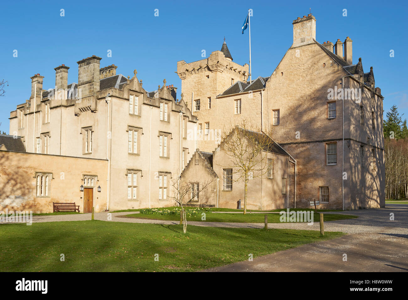 Brodie Castle, Moray, Scotland Stock Photo