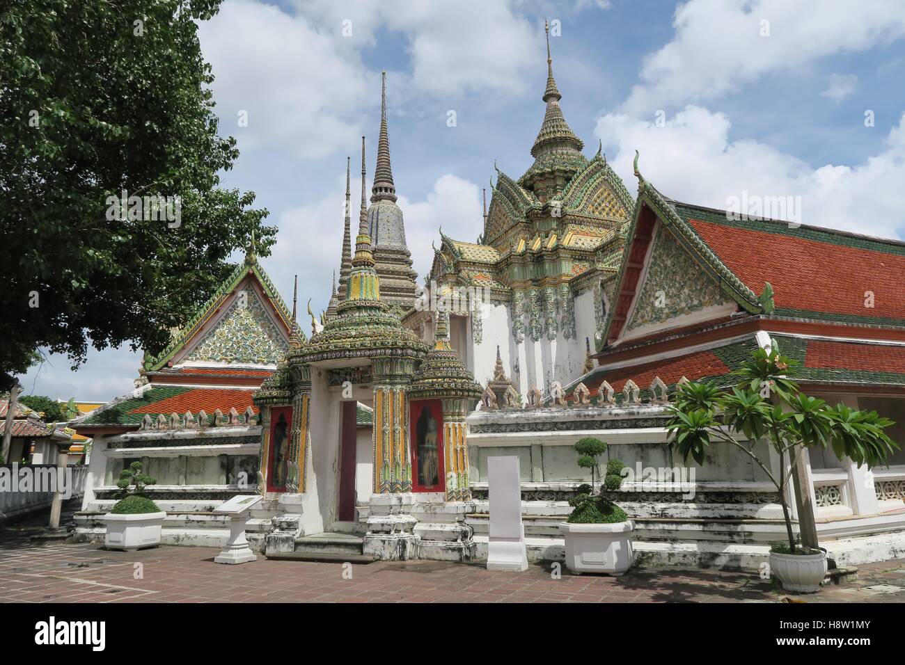Wat pho temple, Bangkok, Thailand Stock Photo