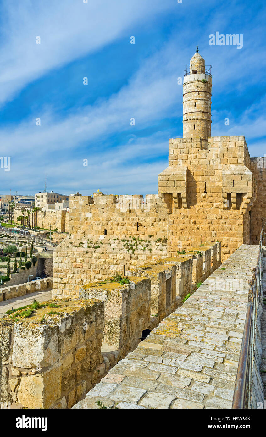 In the Middle Ages Ottomans installed a mosque in David's citadel and