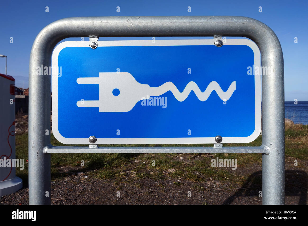 Logo car design icon power symbol station fuel Stock Photo