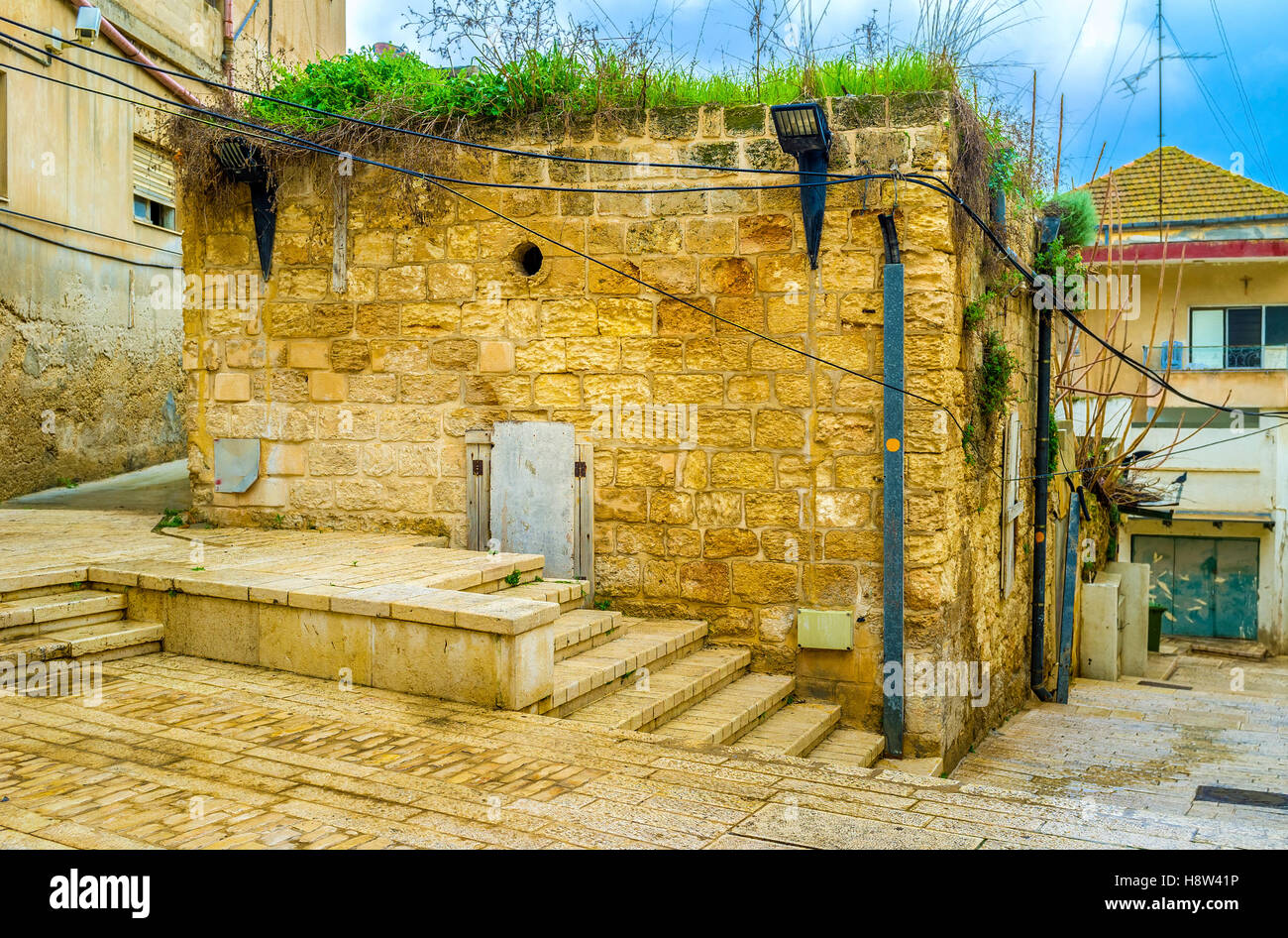 Old Nazareth has not only beautiful mansions, popular religion