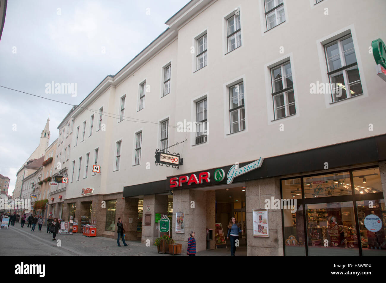 SPAR Convenience store Photographed in Krems, Austria Stock Photo