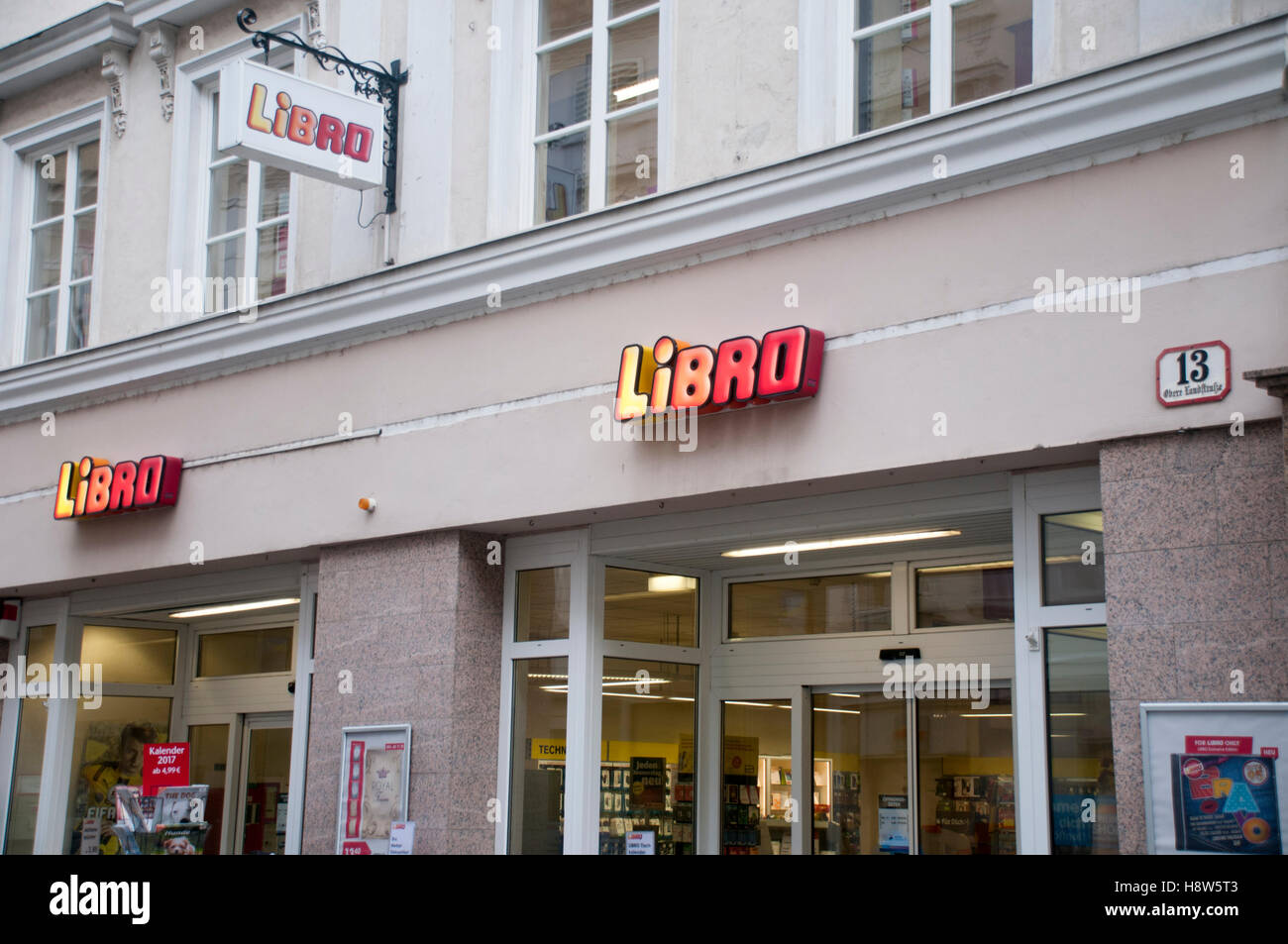 Libro Book store Photographed in Krems, Austria Stock Photo
