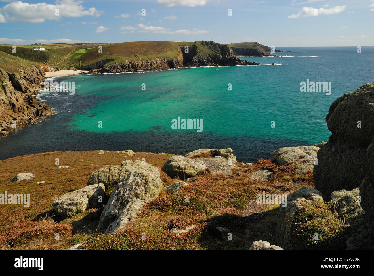 Mill Bay (Nanjizal), near Land's End, Cornwall, England Stock Photo Alamy
