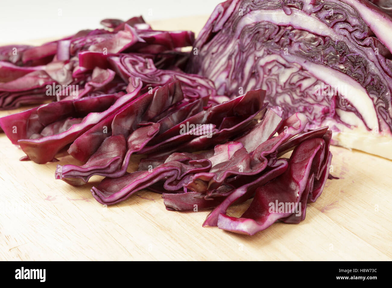 Red Cabbage Stock Photo