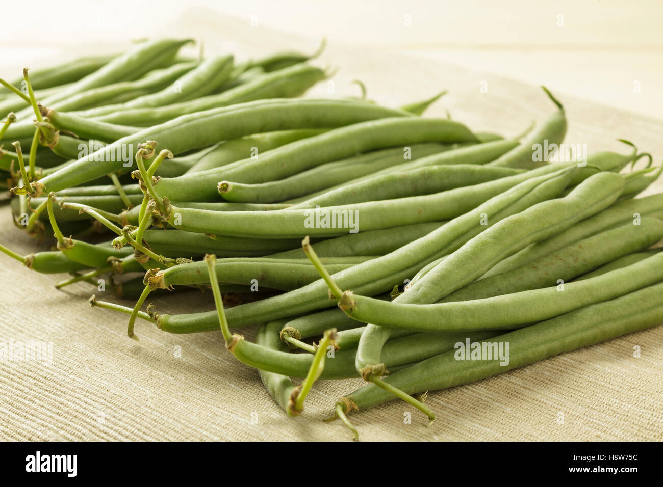 French beans plant hi-res stock photography and images - Alamy