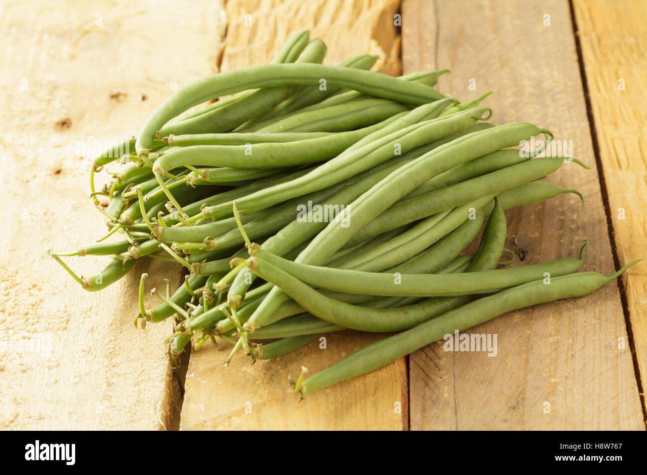 Bush beans Stock Photo