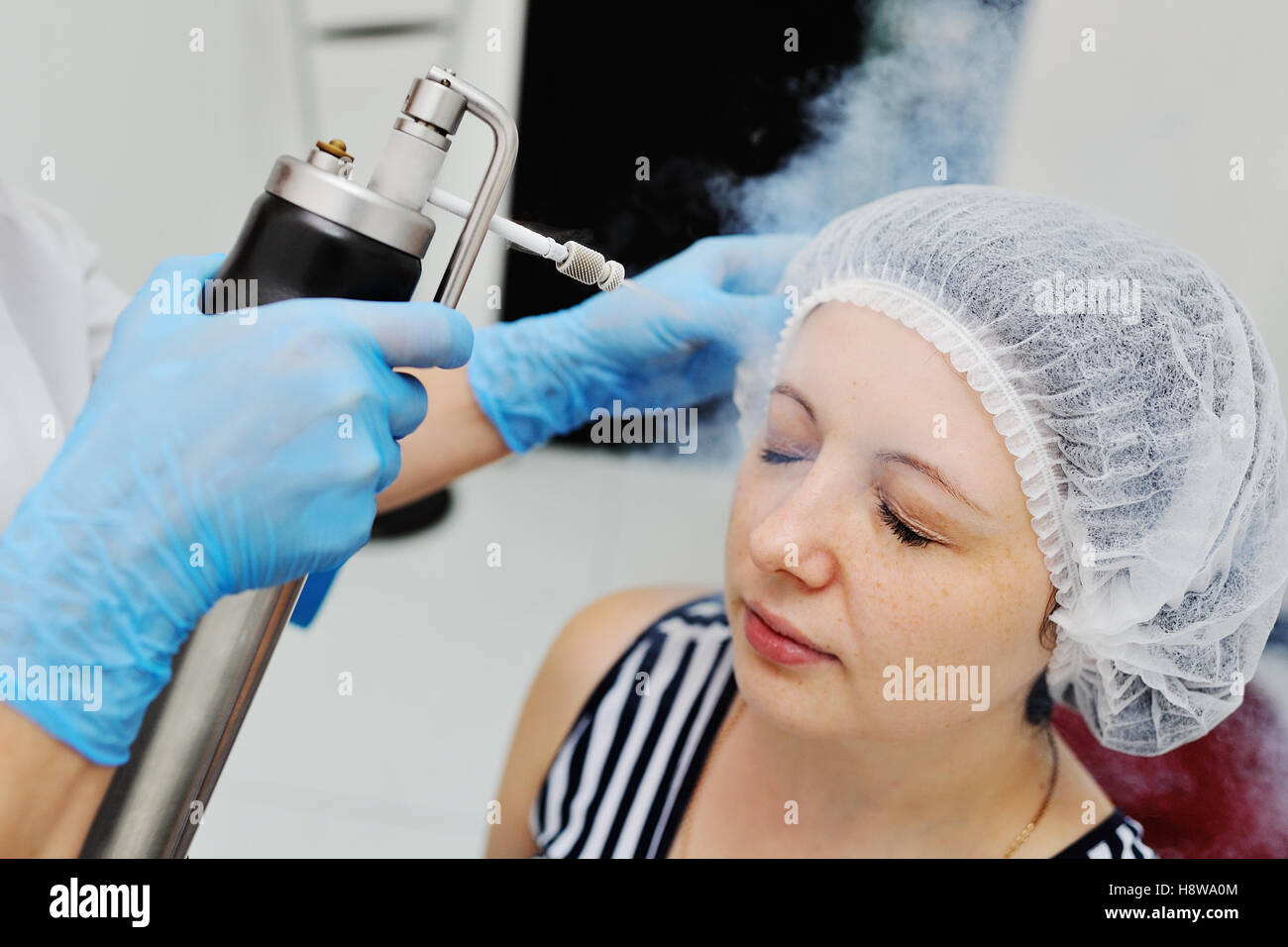 Cryomassage procedure hi-res stock photography and images - Alamy