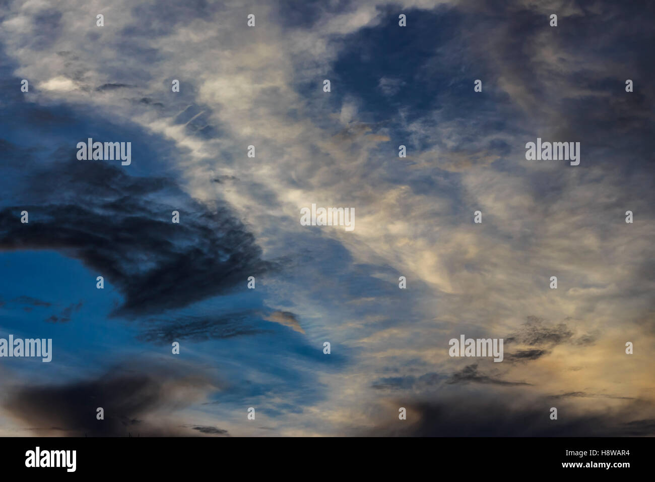 Beautiful sunset sky and clouds Stock Photo - Alamy