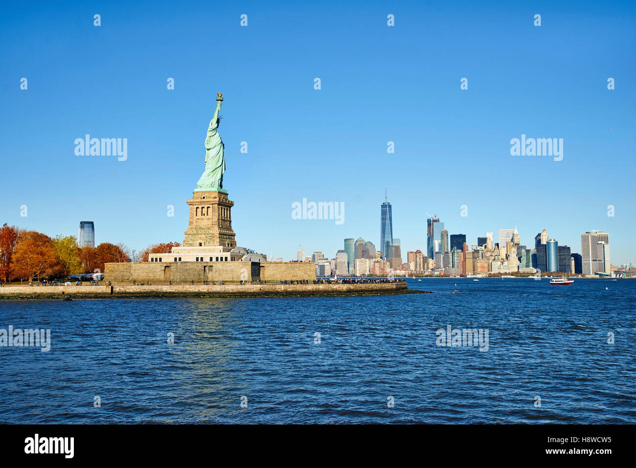 Statue of liberty pedestal construction hires stock photography and