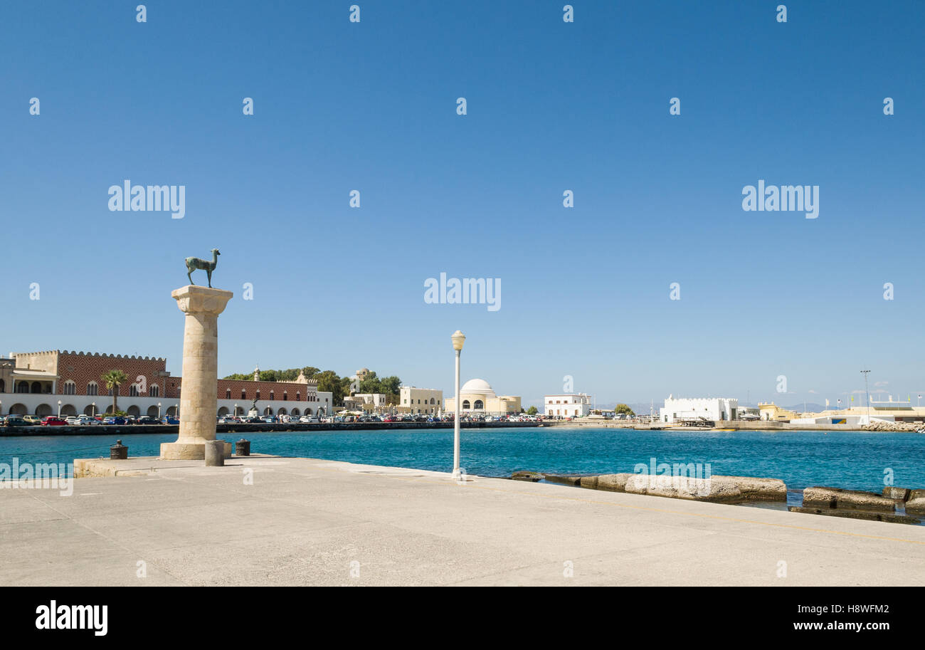 Rhodes Old Town Stock Photo - Alamy