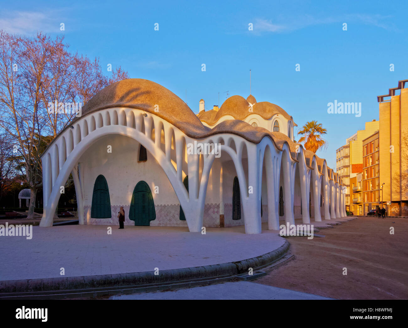 Spain, Catalonia, Barcelona Province, Terrassa, View of the Masia
