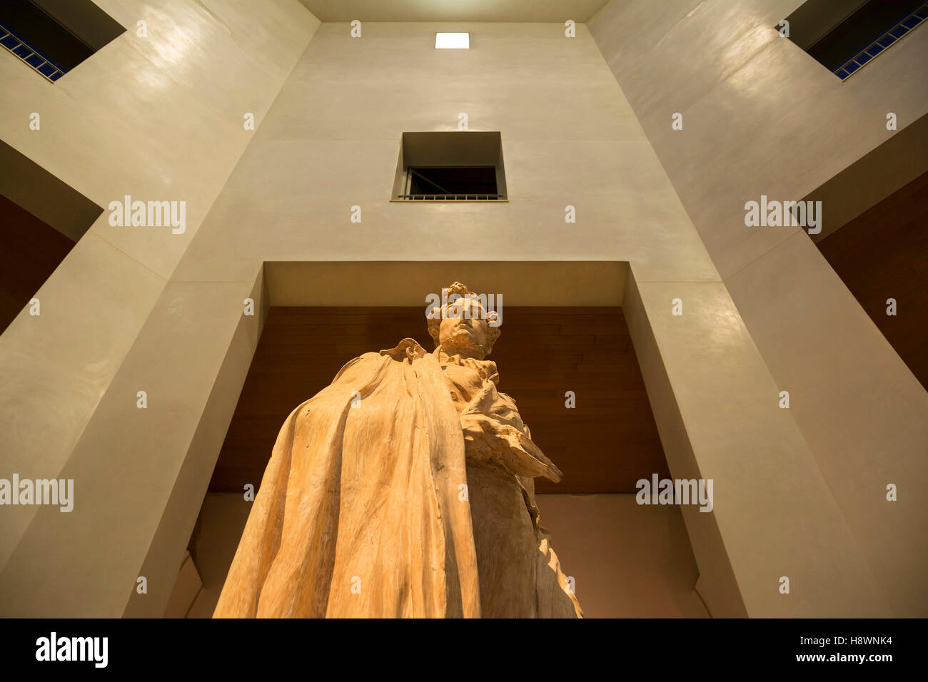 Interior of Fine Arts Museum of Valencia (San Pio V), Spain Stock Photo