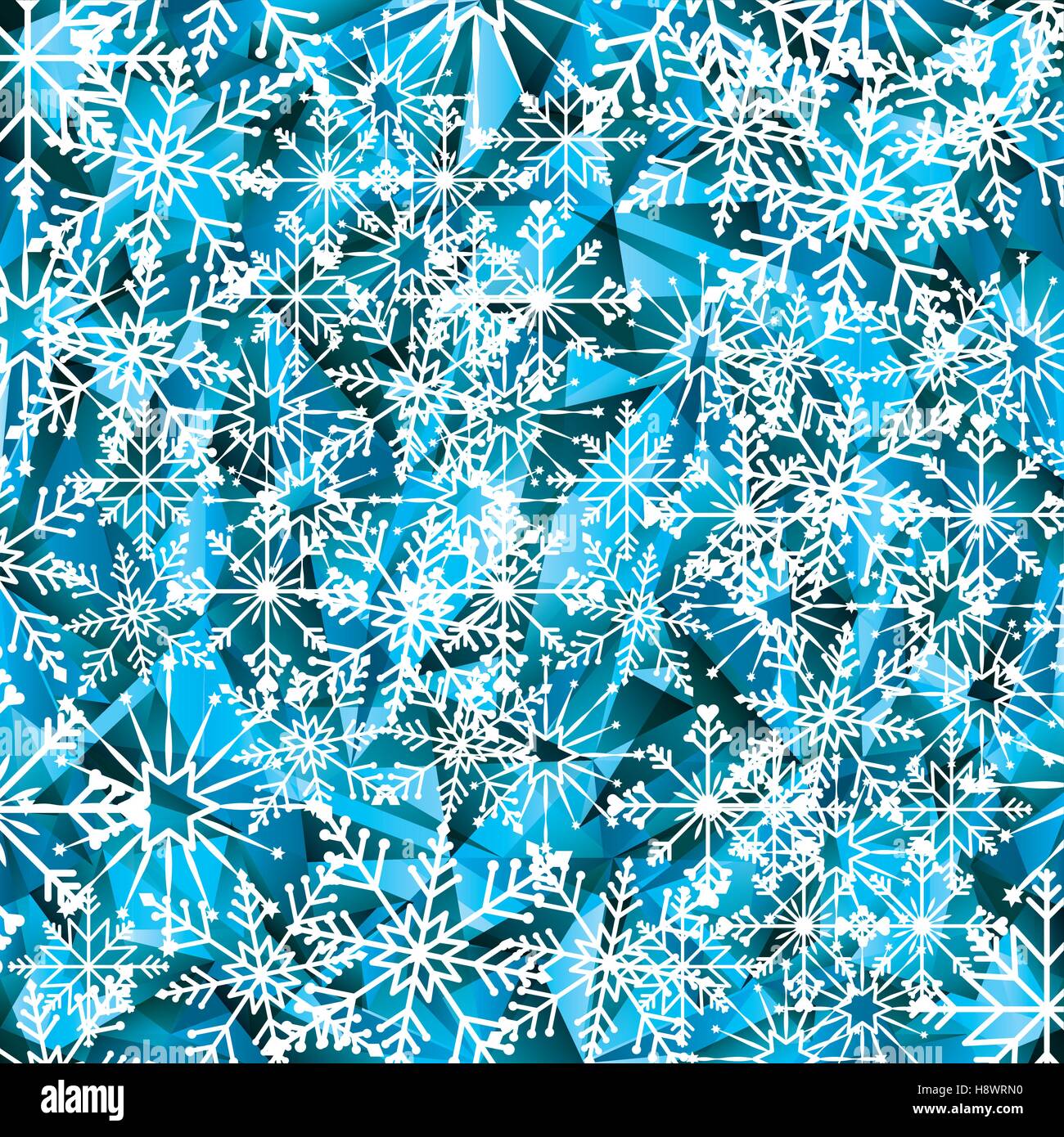 winter background with snowflakes icons. vector illustration Stock ...