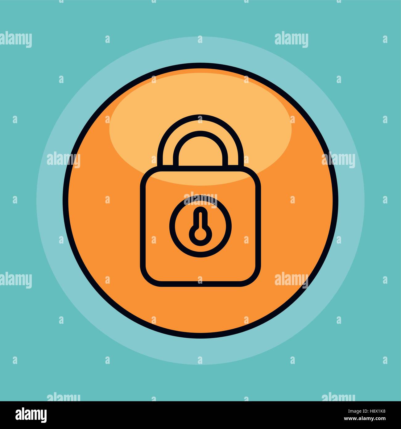 safe secure padlock isolated icon vector illustration design Stock ...