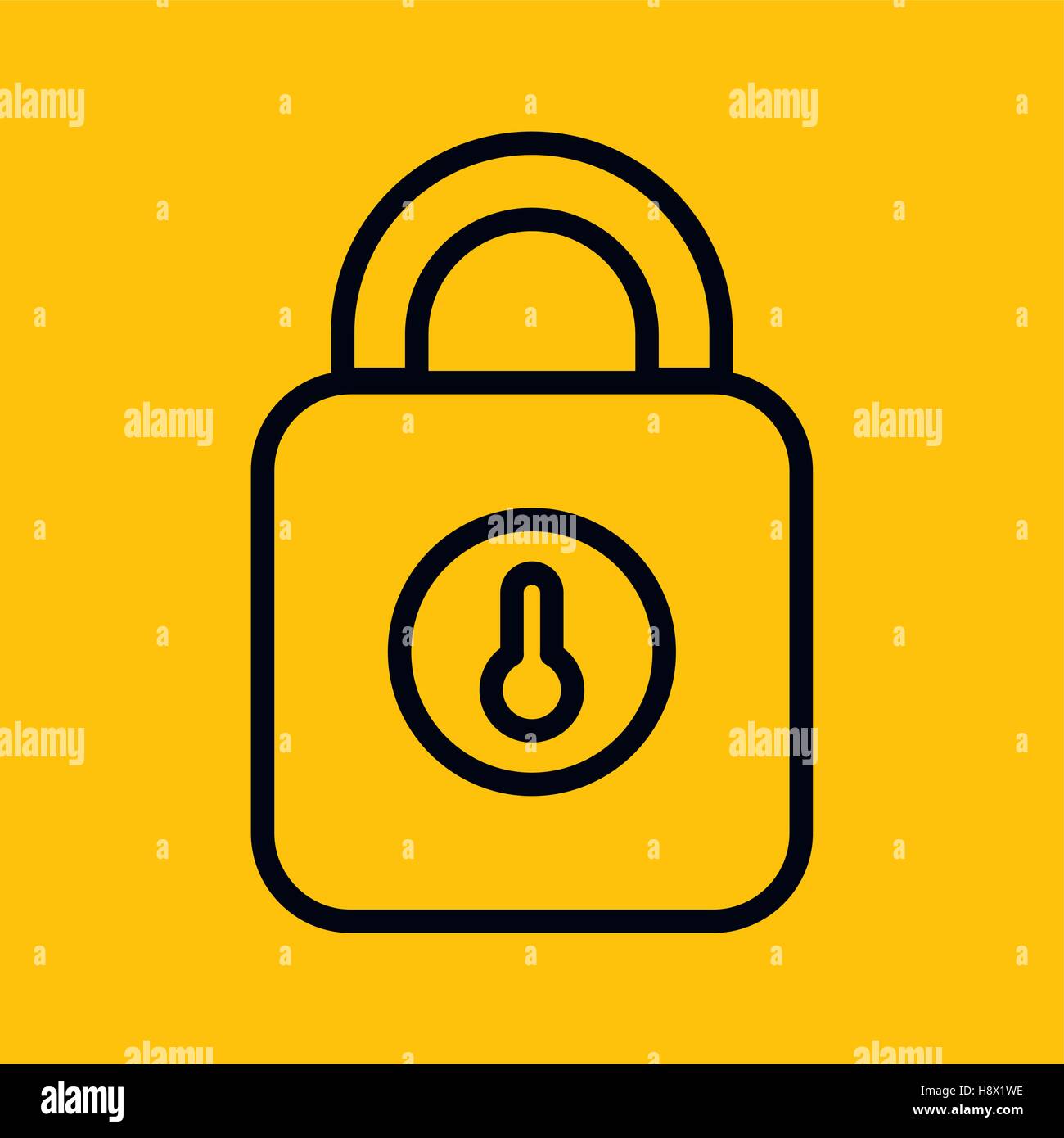 safe secure padlock isolated icon vector illustration design Stock ...
