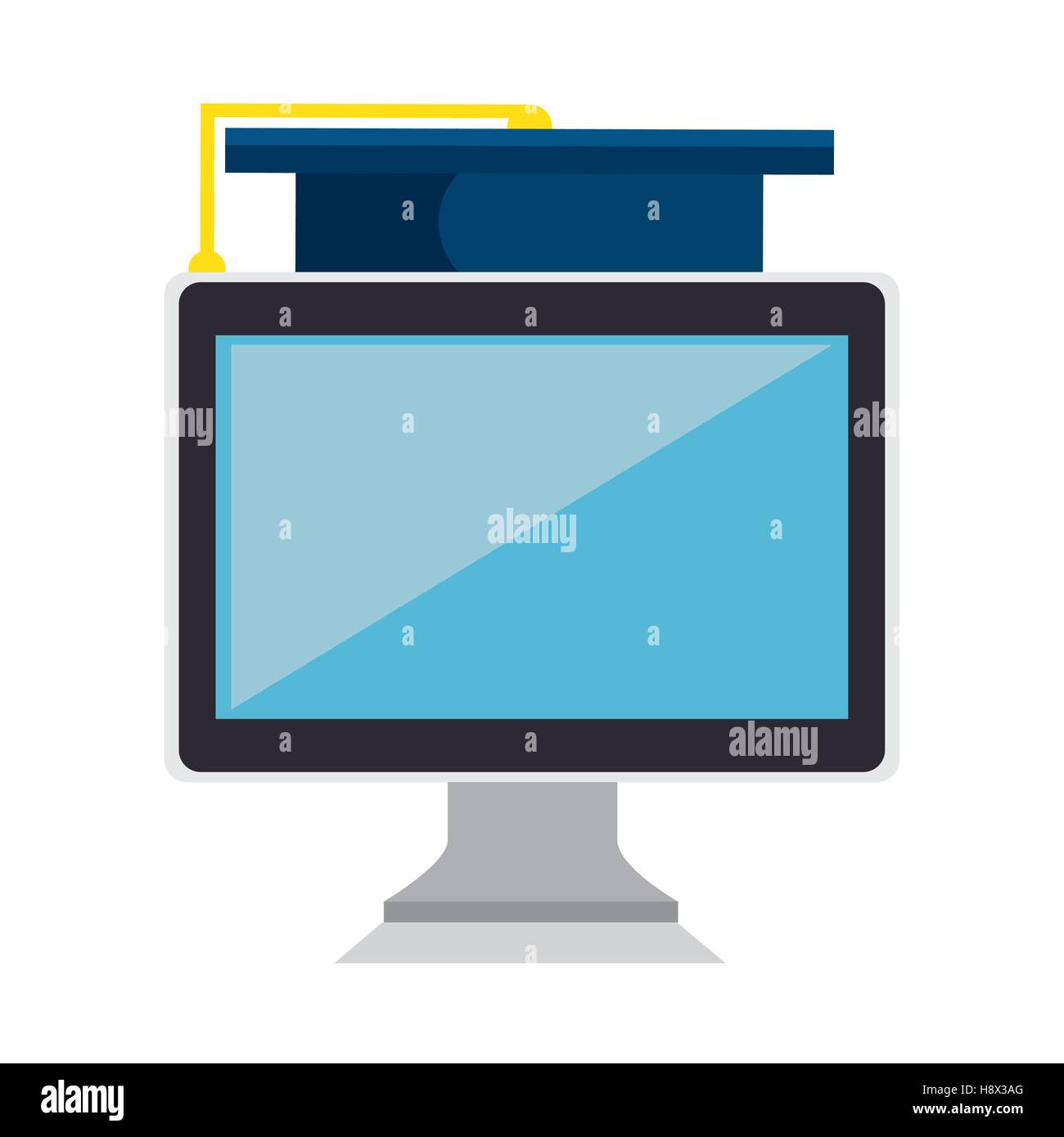 education online elearning icon vector illustration design Stock Vector ...