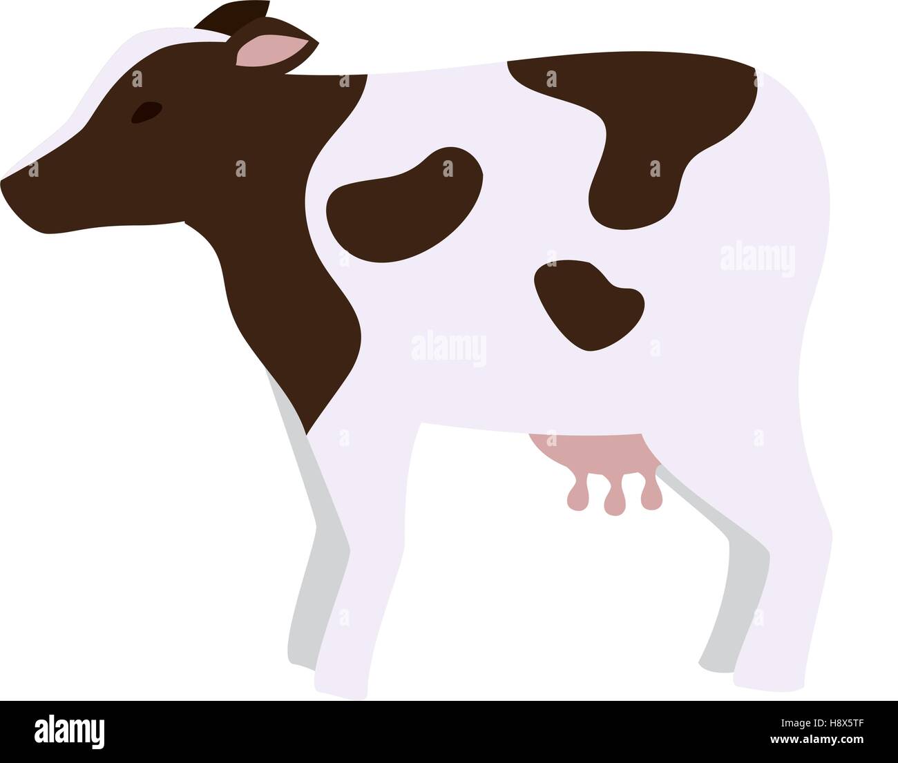 cow animal farm icon vector illustration design Stock Vector Image ...