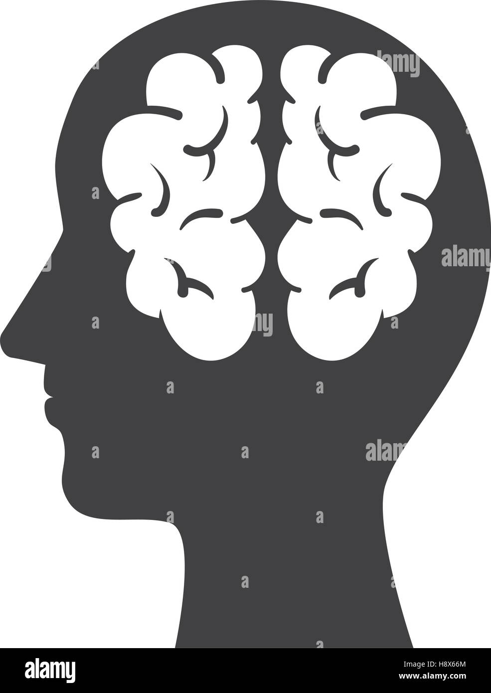 human profile isolated icon vector illustration design Stock Vector ...