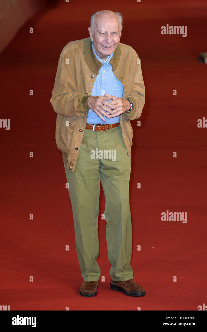 Folco Quilici attending the premiere of 'Tramps,' during the 11th Rome Film Festival, at the Auditorium Parco Della Musica in Rome, Italy.  Featuring: Folco Quilici Where: Rome, Italy When: 16 Oct 2016 Credit: IPA/WENN.com  **Only available for publicatio Stock Photo