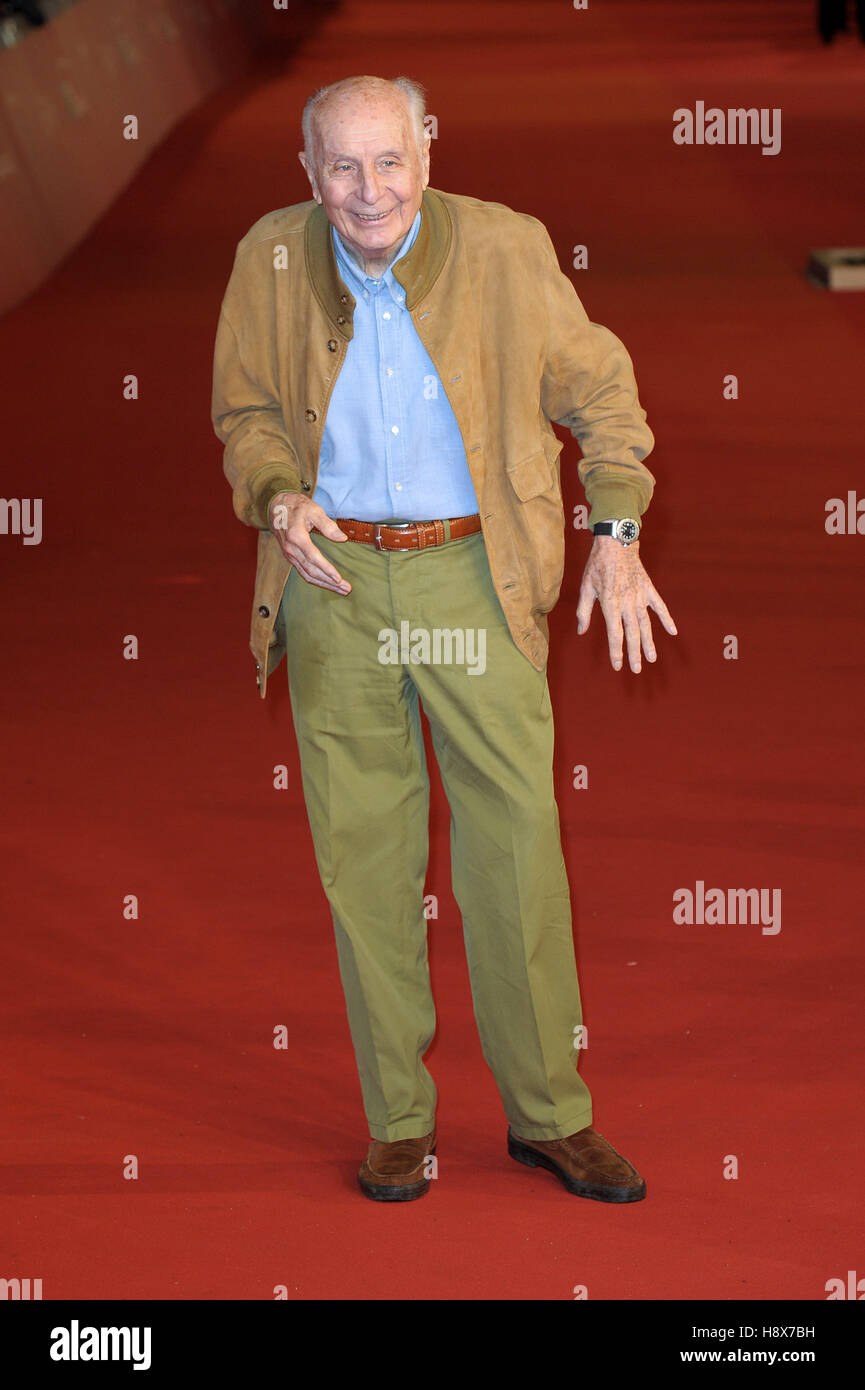 Folco Quilici attending the premiere of 'Tramps,' during the 11th Rome Film Festival, at the Auditorium Parco Della Musica in Rome, Italy.  Featuring: Folco Quilici Where: Rome, Italy When: 16 Oct 2016 Credit: IPA/WENN.com  **Only available for publicatio Stock Photo