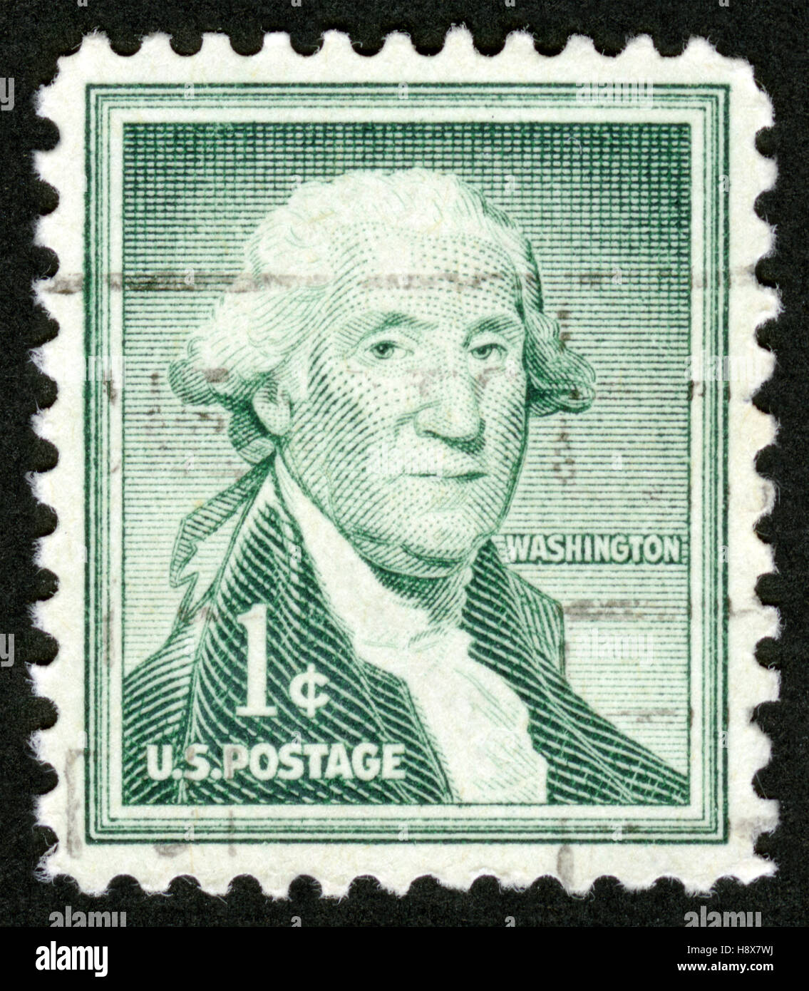 Postage stamp us usa washington president used philately hi-res stock  photography and images - Alamy