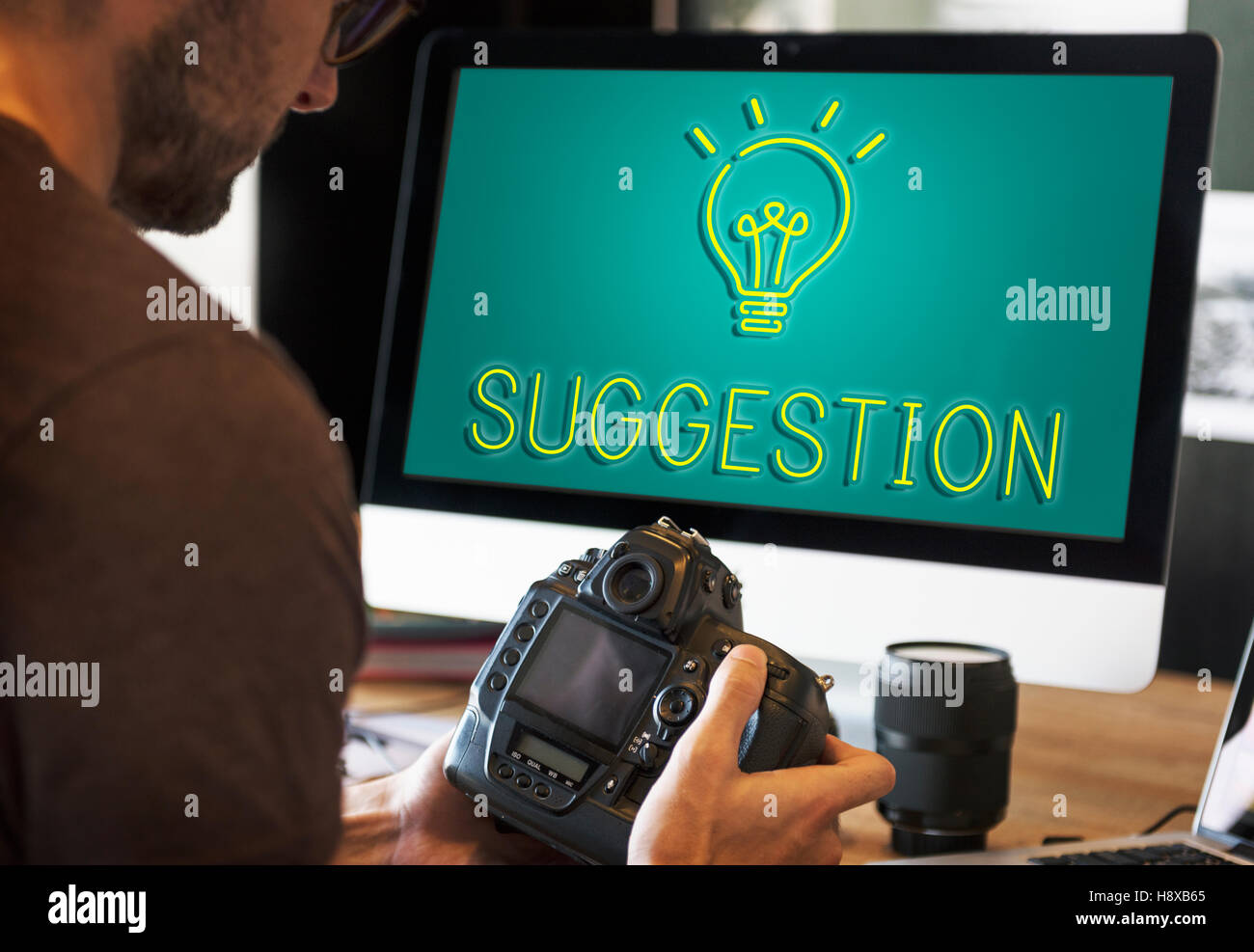 Career Photography Camera Work Concept Stock Photo Alamy
