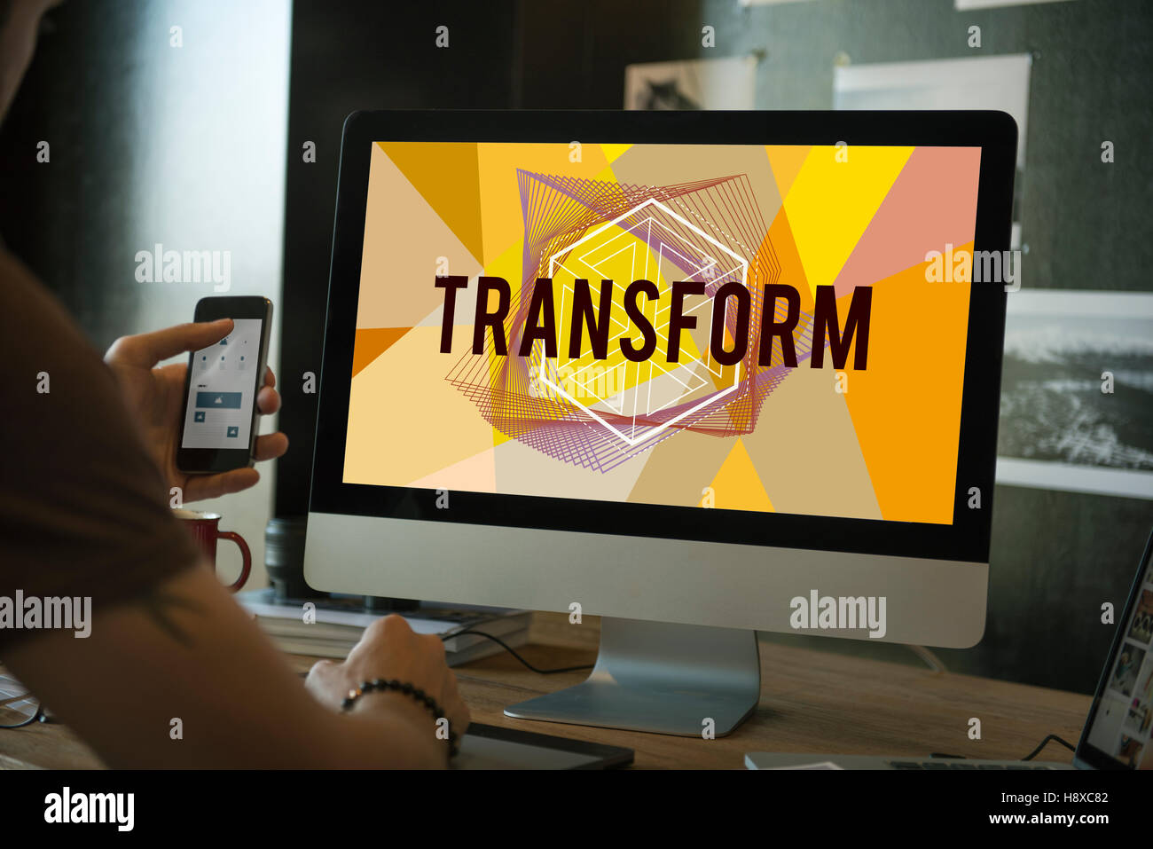 Transform Create Design Style Word Concept Stock Photo