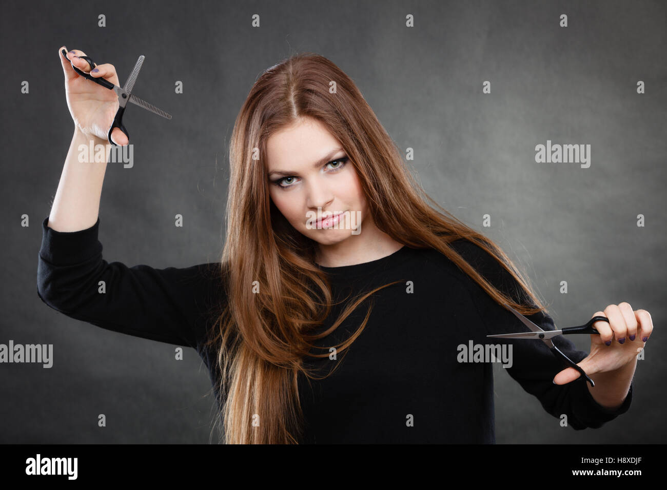 Style And Fashion Professional Hairstylist Barber With New Idea